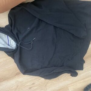 Champion Black and Gray Athletic Hoodie
